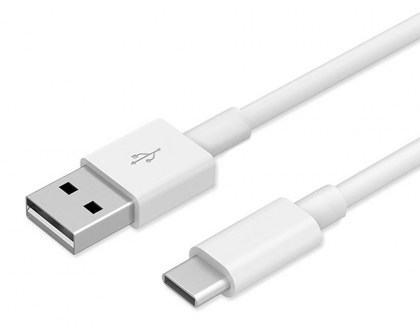 POWERTECH Καλώδιο USB 2.0 σε USB Type-C, 1m, White