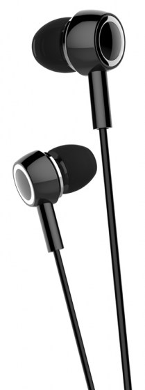 USAMS earphones με μικρόφωνο EP-12, 10mm, 1.2m, μαύρα