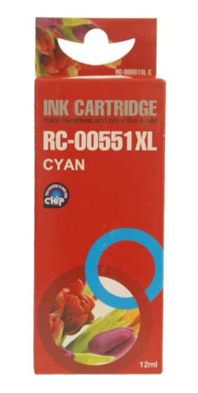 Συμβατό InkJet για Canon CLI-551, 12ml, Cyan