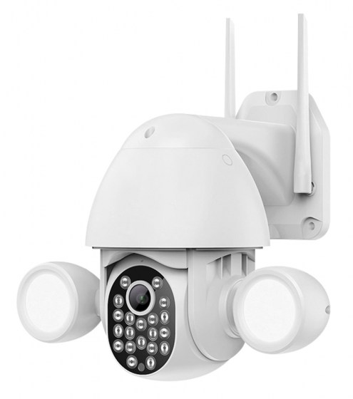 SECTEC IP PTZ κάμερα ST-967-5M-TY, με PIR & προβολείς, WiFi, 5MP